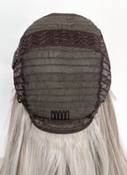 Balayage Mixed Blonde With Dark Roots Wavy 13" x 6" Lace Top Kanekalon Synthetic Hair Wig LFS057