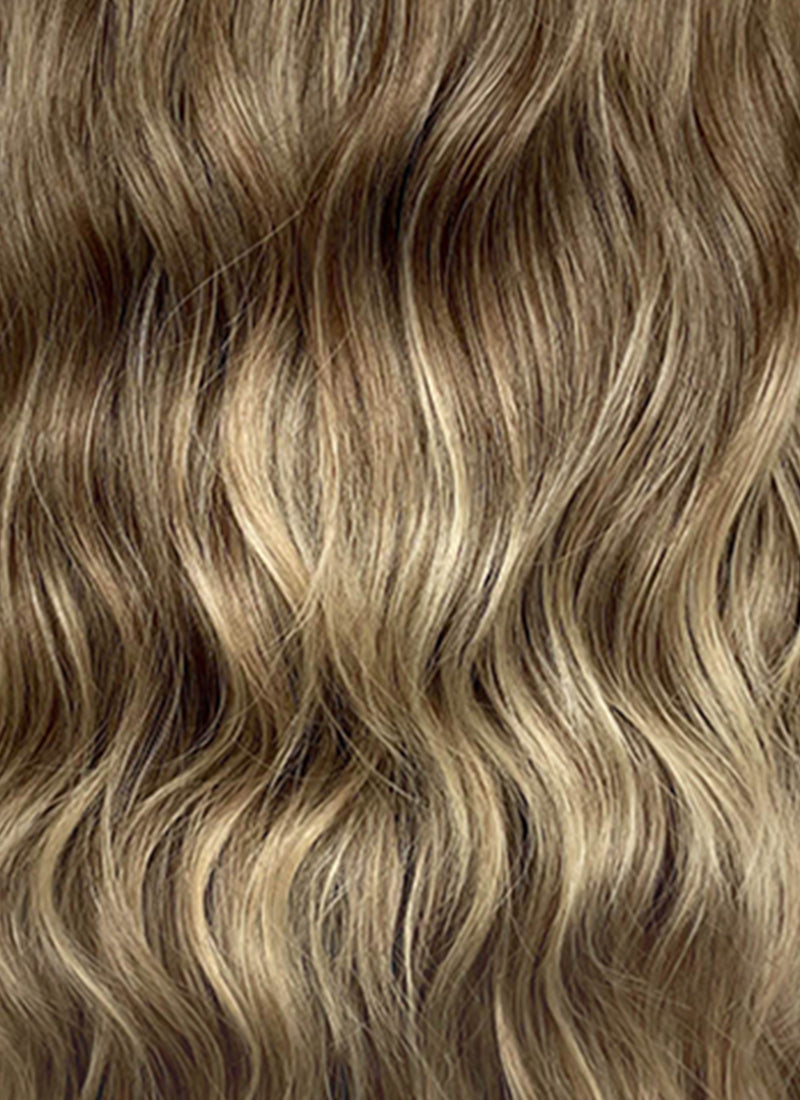 Ash Blonde Wavy 13" x 6" Lace Top Kanekalon Synthetic Hair Wig LFS058