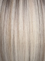 Mixed Blonde With Dark Roots Straight 13" x 6" Bob Lace Top Kanekalon Synthetic Hair Wig LFS059