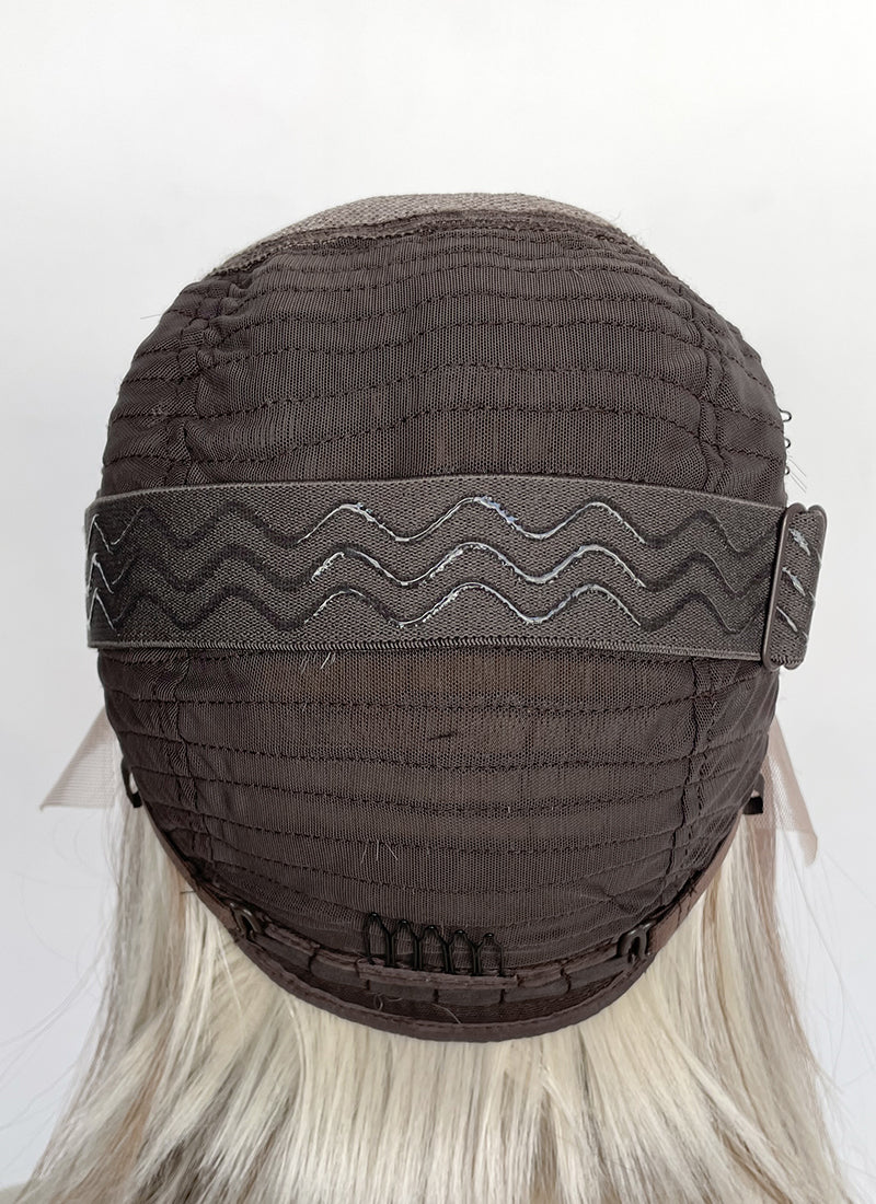 Mixed Blonde With Dark Roots Straight 13" x 6" Bob Lace Top Kanekalon Synthetic Hair Wig LFS059