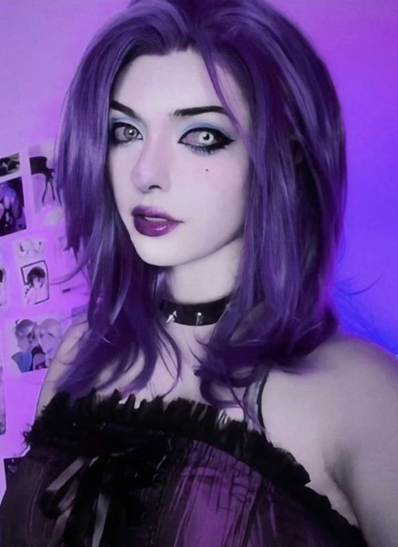 Purple Straight Lace Front Wig | WigIsFashion – Wig Is Fashion