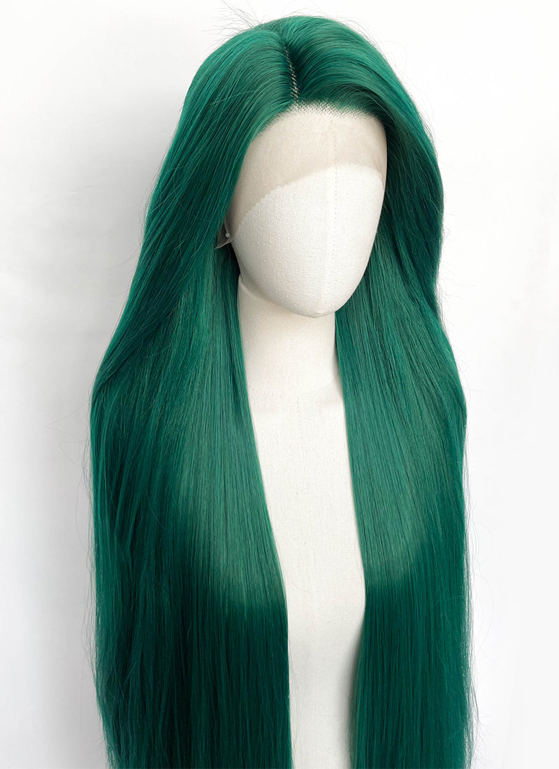 Green Straight Lace Front Synthetic Hair Wig LN6057
