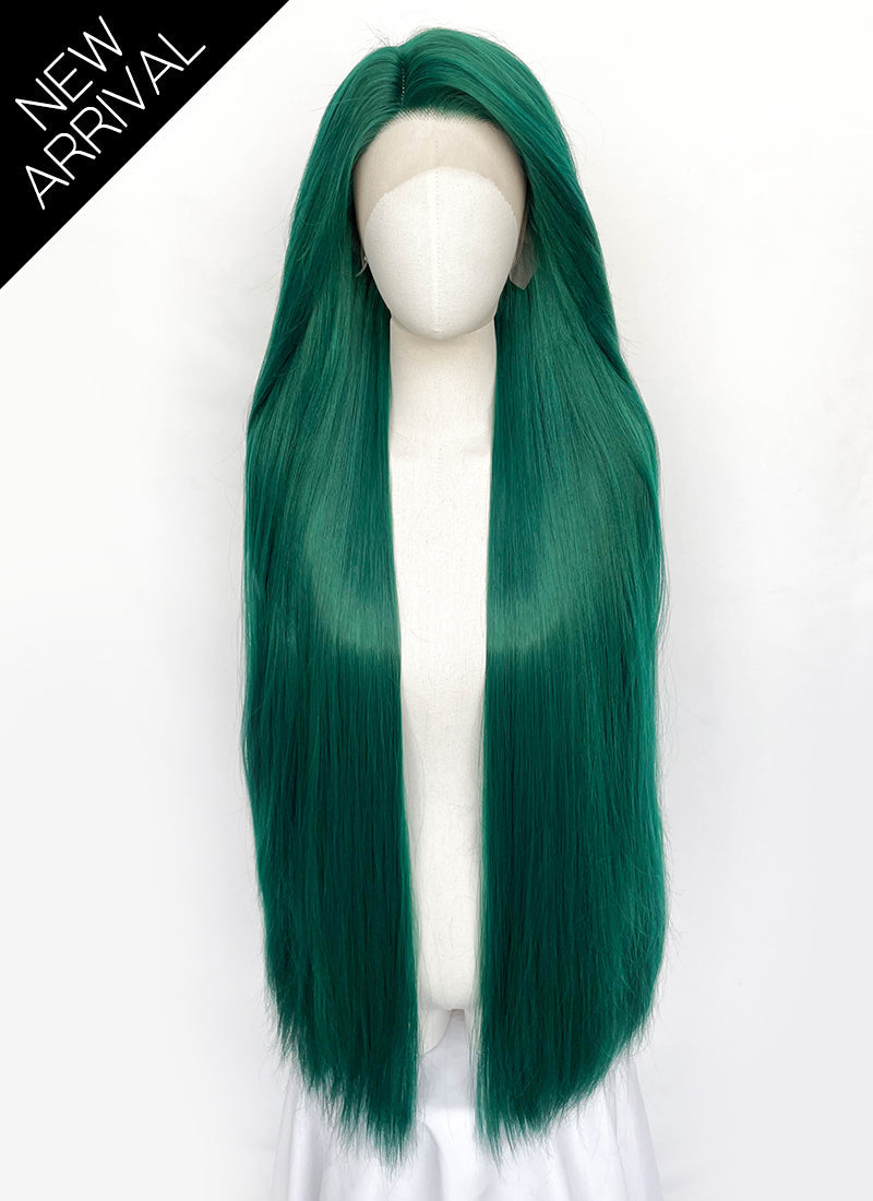 Green Straight Lace Front Synthetic Hair Wig LN6057