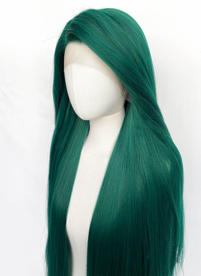 Green Straight Lace Front Synthetic Hair Wig LN6057