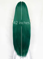 Green Straight Lace Front Synthetic Hair Wig LN6057