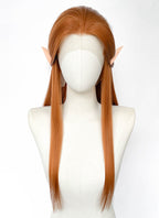 Critical Role The Legend of Vox Machina Keyleth Ginger Straight Lace Front Synthetic Wig LW4022AF