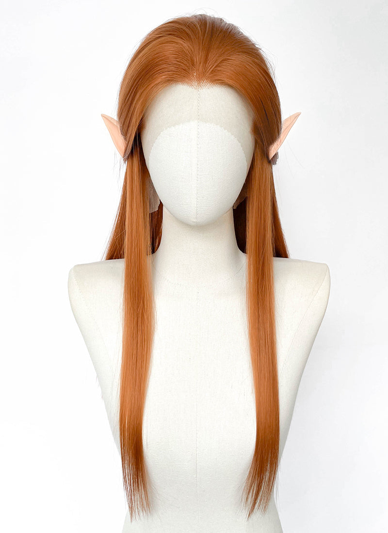 Critical Role The Legend of Vox Machina Keyleth Ginger Straight Lace Front Synthetic Wig LW4022AF
