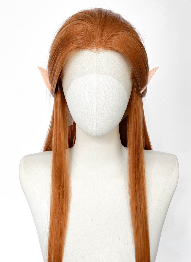 Critical Role The Legend of Vox Machina Keyleth Ginger Straight Lace Front Synthetic Wig LW4022AF