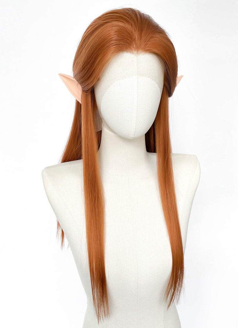 Critical Role The Legend of Vox Machina Keyleth Ginger Straight Lace Front Synthetic Wig LW4022AF