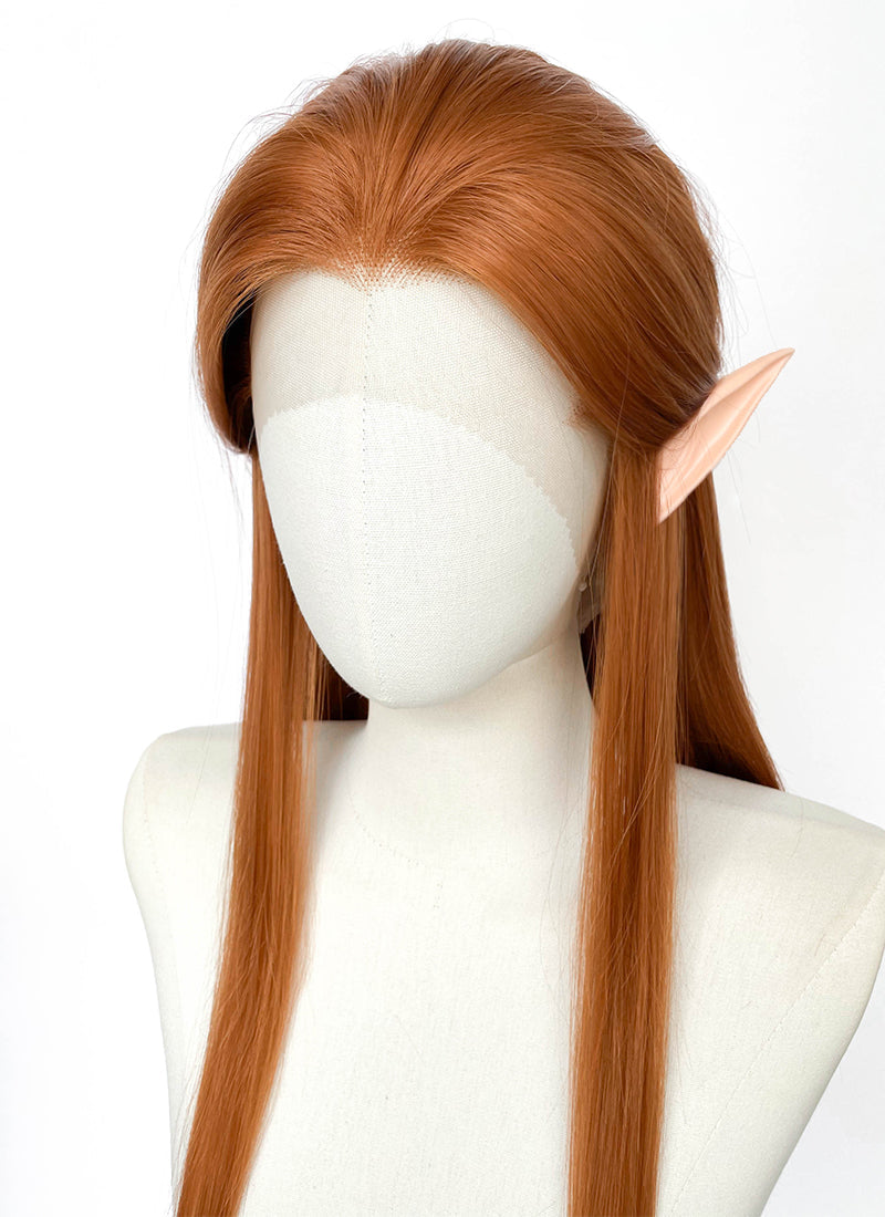 Critical Role The Legend of Vox Machina Keyleth Ginger Straight Lace Front Synthetic Wig LW4022AF