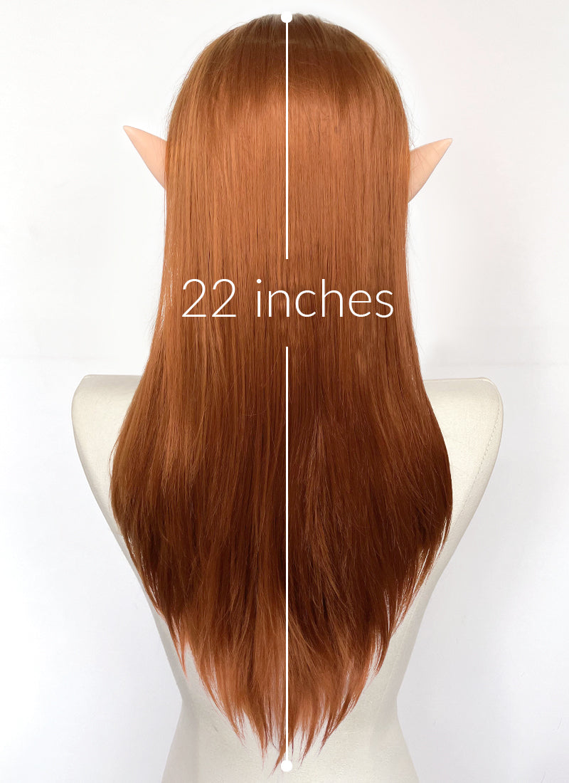 Critical Role The Legend of Vox Machina Keyleth Ginger Straight Lace Front Synthetic Wig LW4022AF