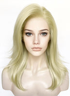 Blonde Straight Lace Front Synthetic Wig LW4041