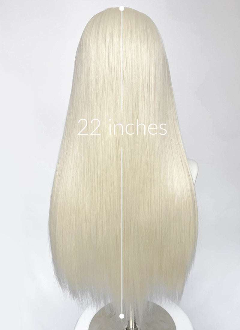 House of the Dragon Aemond Targaryen Platinum Blonde Straight Lace Front Synthetic Men's Wig LW4042