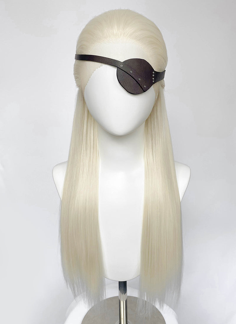 House of the Dragon Aemond Targaryen Platinum Blonde Straight Lace Front Synthetic Men's Wig LW4042