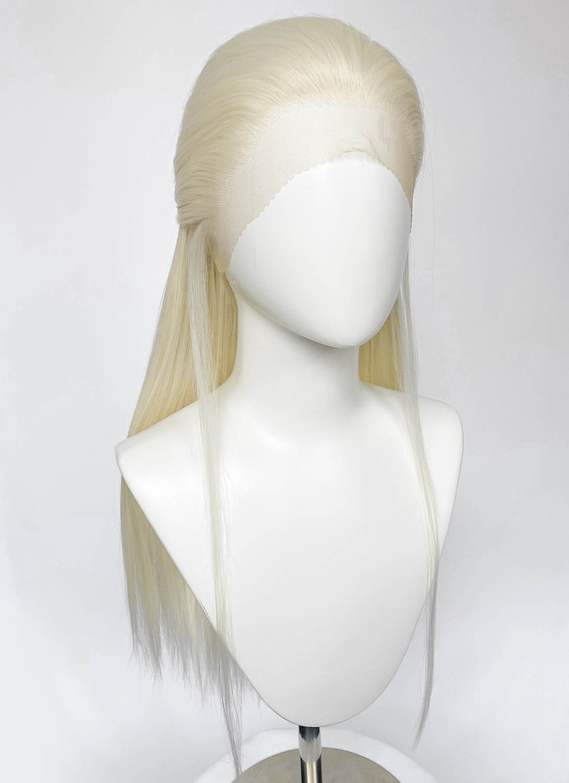 House of the Dragon Aemond Targaryen Platinum Blonde Straight Lace Front Synthetic Men's Wig LW4042