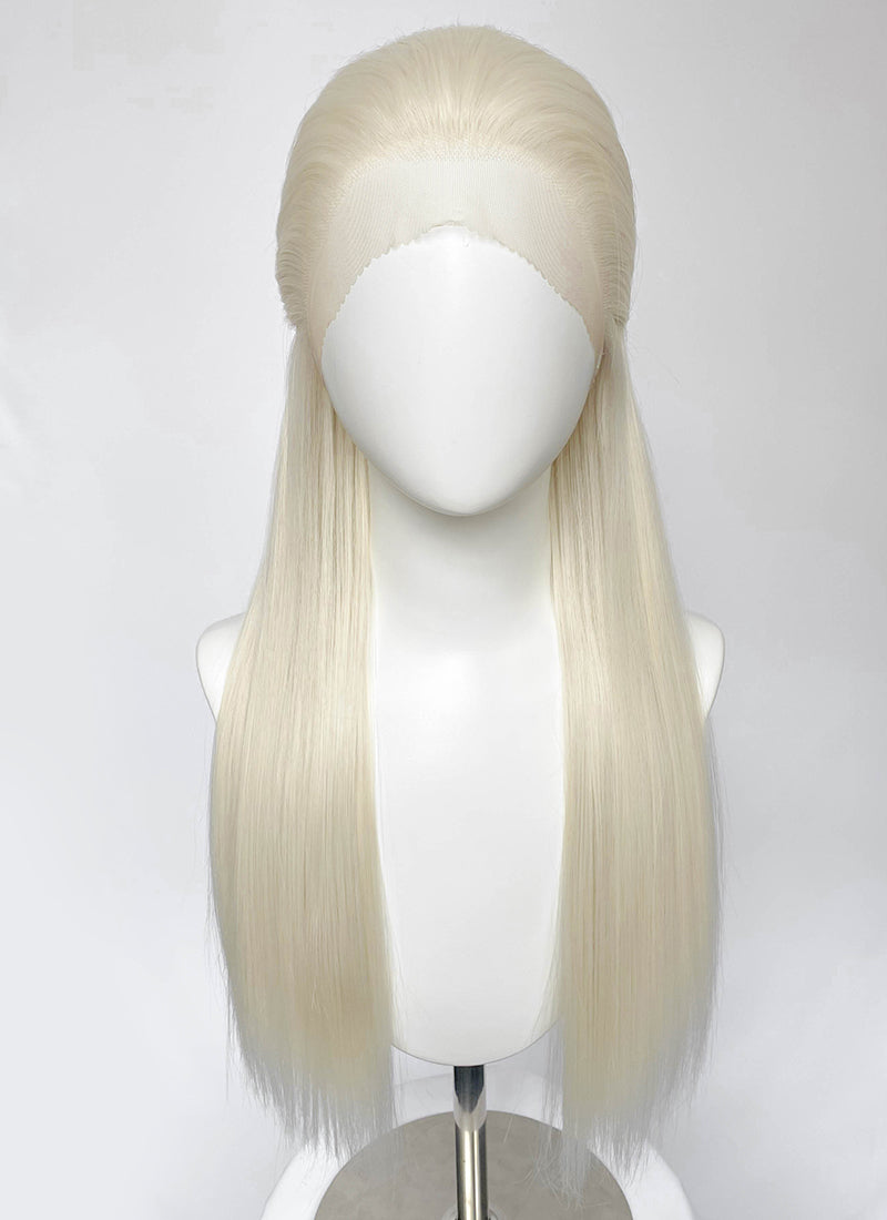 House of the Dragon Aemond Targaryen Platinum Blonde Straight Lace Front Synthetic Men's Wig LW4042