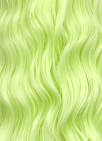 Pastel Chartreuse Wavy Lace Front Synthetic Hair Wig LW4044