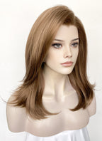 Brown Straight Lace Front Synthetic Wig LW4045