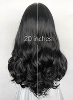 Dispatch Malevola Gibb Black Wavy Lace Front Synthetic Hair Wig LW4064