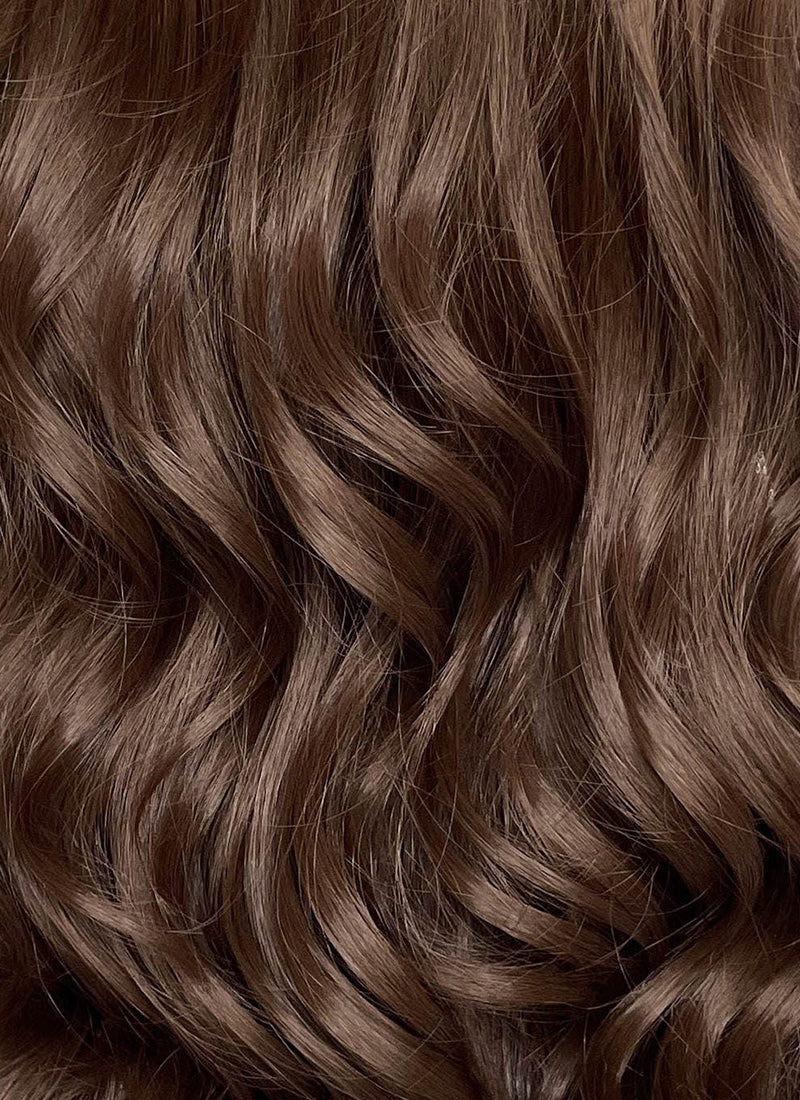 Brown Wavy Lace Front Kanekalon Synthetic Hair Wig LW4065