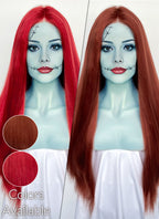 The Nightmare Before Christmas Sally Auburn Lace Front Synthetic Wig LW4072