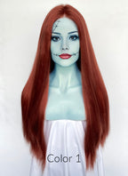 The Nightmare Before Christmas Sally Auburn Lace Front Synthetic Wig LW4072