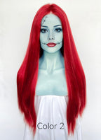 The Nightmare Before Christmas Sally Auburn Lace Front Synthetic Wig LW4072
