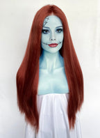 The Nightmare Before Christmas Sally Auburn Lace Front Synthetic Wig LW4072