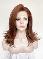 Brown Straight Lace Front Synthetic Wig LW4073