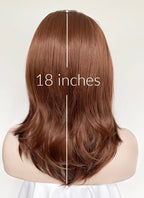 Brown Straight Lace Front Synthetic Wig LW4073