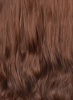 Frankenstein 2025 Elizabeth Harlander Reddish Brown Wavy Lace Front Synthetic Hair Wig LW4075