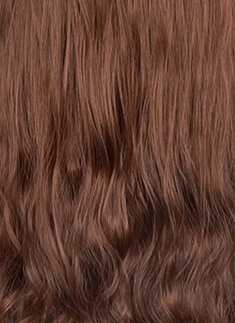 Frankenstein 2025 Elizabeth Harlander Reddish Brown Wavy Lace Front Synthetic Hair Wig LW4075