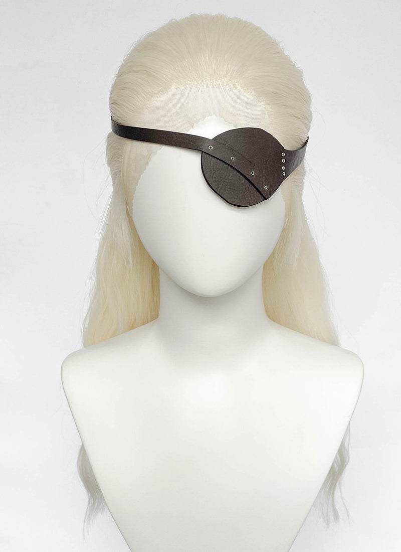 House of the Dragon Aemond Targaryen Platinum Blonde Wavy Lace Front Synthetic Men's Wig LW4117A