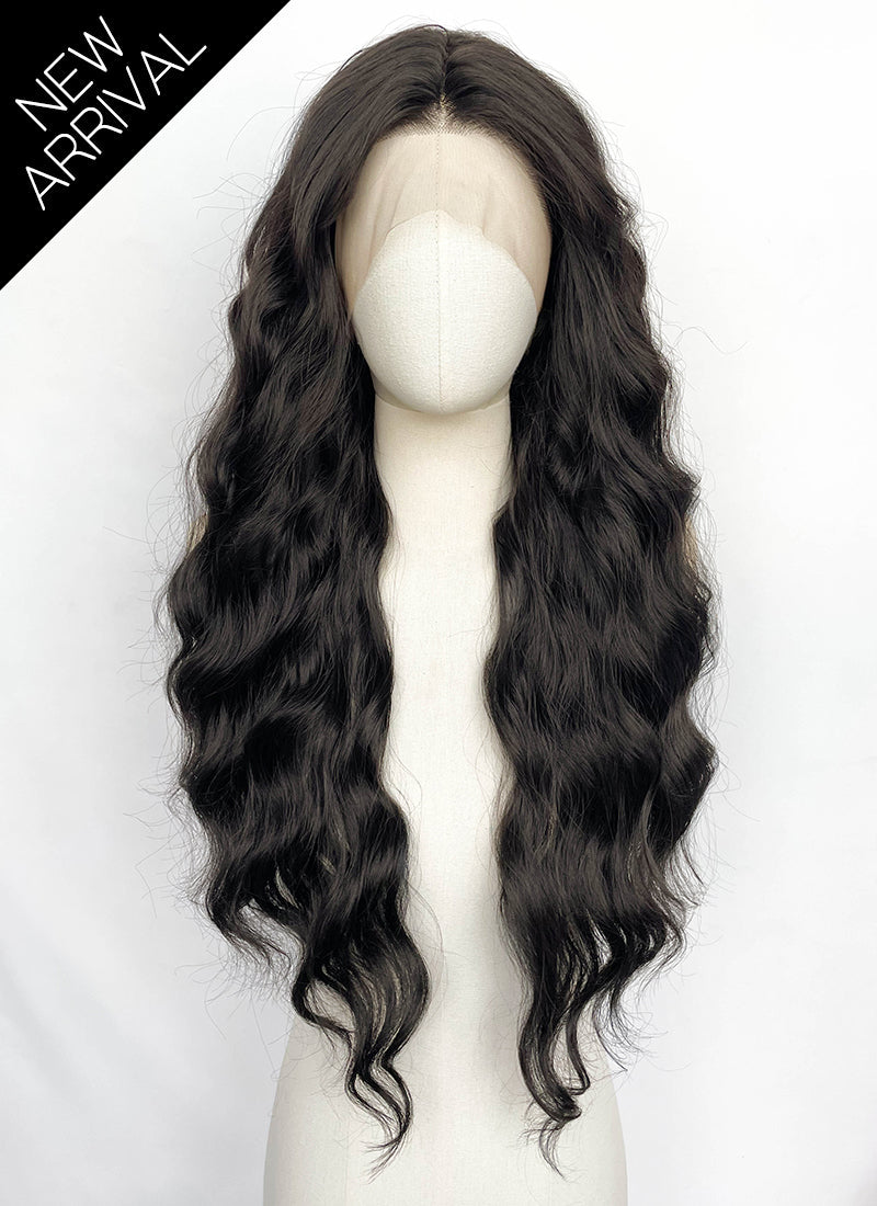The Lord of the Rings Arwen Brunette Wavy Lace Front Synthetic Hair Wig LW4120