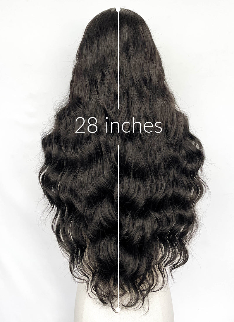 The Lord of the Rings Arwen Brunette Wavy Lace Front Synthetic Hair Wig LW4120F