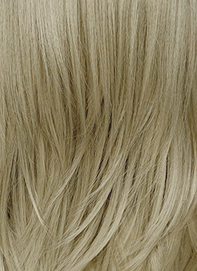 Ash Blonde Straight Lace Front Synthetic Hair Wig LW4130
