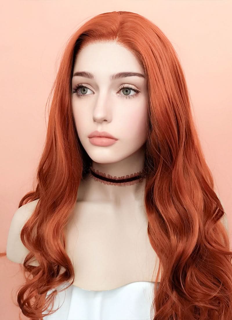 Ginger Wavy Lace Front Synthetic Wig LW735F