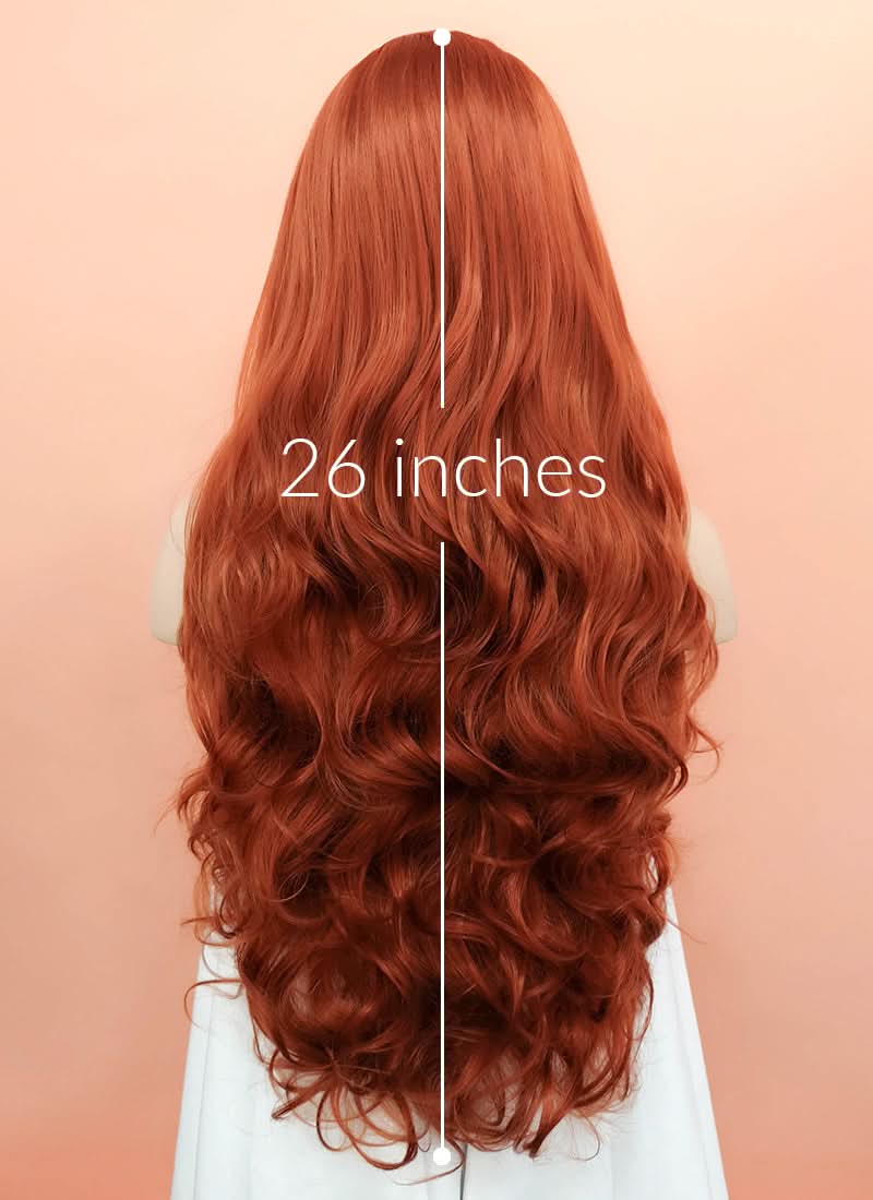 Ginger Wavy Lace Front Synthetic Wig LW735F