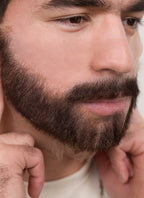 Baldur's Gate 3 Gale Handmade HD Lace Realistic Brown Beard and Moustache Facial Hair Set MB004