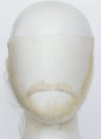 The Witcher 3 Geralt of Rivia Handmade HD Lace Realistic Platinum Blonde Beard and Moustache Facial Hair Set MB011