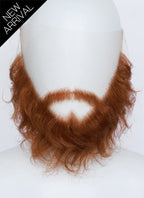Wild Warrior Handmade HD Lace Realistic Red Ginger Beard and Moustache Facial Hair Set MB016