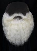 Santa Handmade HD Lace Realistic Platinum Blonde Bandholz Beard and Moustache Facial Hair Set MB019