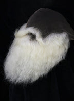 Santa Handmade HD Lace Realistic Platinum Blonde Bandholz Beard and Moustache Facial Hair Set MB019