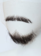 Bbno$ Alexander Leon Gumuchian Handmade HD Lace Realistic Natural Black Balbo Beard and Moustache Facial Hair Set MB028