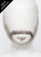 Handmade HD Lace Realistic Blonde Mixed Brown Long Stubble and Moustache Facial Hair Set MB033