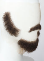 Home Alone Marv Murchins Handmade HD Lace Realistic Brown Beard and Moustache Facial Hair Set MB038