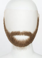 The New Avengers Thunderbolts U.S. Agent Handmade HD Lace Realistic Brown Long Stubble Beard and Moustache Facial Hair Set MB039