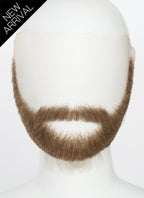 The New Avengers Thunderbolts U.S. Agent Handmade HD Lace Realistic Brown Long Stubble Beard and Moustache Facial Hair Set MB039