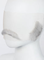 Handmade HD Lace Realistic Silver Grey Beard and Moustache Facial Hair Set MB043