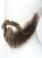 The Walking Dead Paul Rovia Handmade HD Lace Realistic Brown Mixed Grey Ducktail Beard and Moustache Facial Hair Set MB044